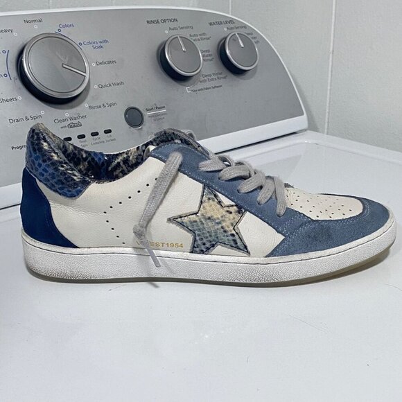 Vintage Havana Snakeskin Star Low top Sneakers Size - Picture 2 of 6